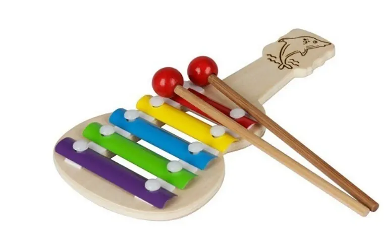 Kids Vedo Guitar Shaped Wooden Xylophone