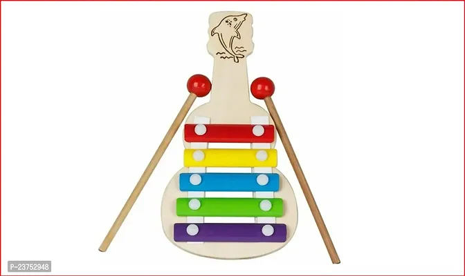 Wish Online Wooden Xylophone Guitar Musical Toy Small Pack of 1