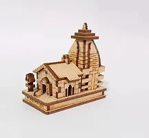 Wish Online  Wooden Shri Kedarnath Temple / Mandir || Hand Crafted Wooden Temple || Wooden Miniature-thumb3