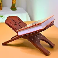 Wish Online Book Stand Cover Case Wooden Rehal Holy Quran Bible Gita Office Home Decor Furniture-thumb3