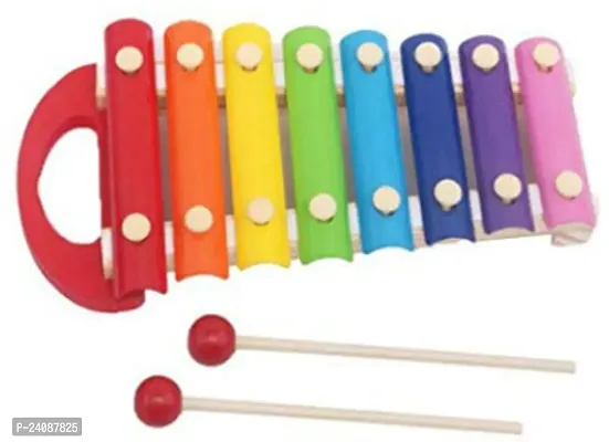 Wooden Xylophone for Kids Musical Instrument Piano Toy for Babies, Kids, Children with 8 Note (Multicolor)