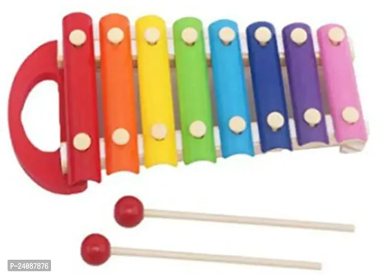Xylophone Musical Toys for Kids 3+ Years, Wooden Musical Instrument Xylophone with 8 Note, 1 Xylophone, 2 Sticks (Xylophone Pack of 1)
