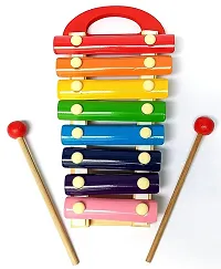 Xylophone Musical Toys for Kids 3+ Years, Wooden Musical Instrument Xylophone with 8 Note, 1 Xylophone, 2 Sticks (Xylophone Pack of 1)-thumb2