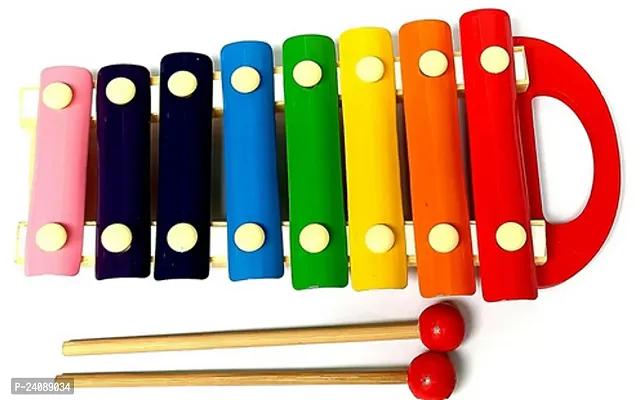 Xylophone For Kids, Wooden Xylophone Toy with 8 Knocks Child Safe Mallets for Educational  Preschool Learning Music Enlightenment, Musical Instruments