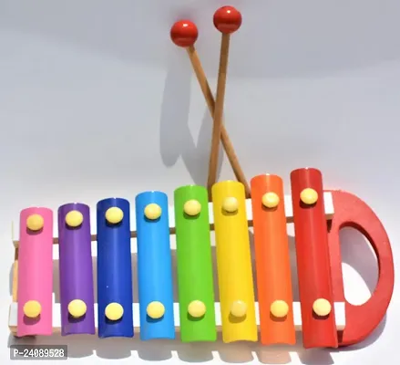 Xylophone for Kids, Wooden Xylophone Toy with 8 Knocks Child Safe Mallets for Educational  Preschool Learning Music Enlightenment - Musical Instruments - Size (23 x 13 x 2cm)