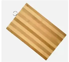 Wooden Bamboo Kitchen Chopping Cutting Board for Vegetables | Fruit |  Cheese and Mets with Handle-thumb1