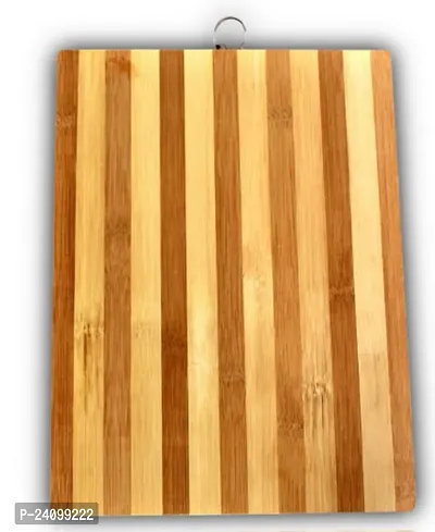 Chopping | Cutting Board | Plate for Kitchen Vegetables |  Fruits  Cheese | Natural Wood | Natural Color ( Pack Of 1 )-thumb0