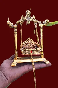 Lord Krishna Makhan Chor Decorative Showpiece Thakur for Pooja Room Home Decor-thumb2