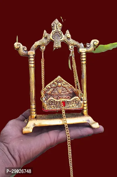 Lord Krishna Makhan Chor Decorative Showpiece Thakur for Pooja Room Home Decor-thumb3