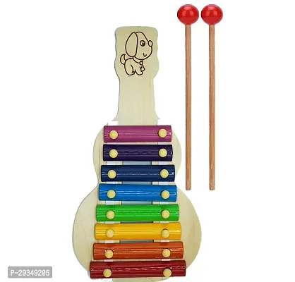 Wish Online Xylophone, Musical Toy for Kids With Two Stick Wood Baby Xylophone And Drum Pad ket | Birthday | playing | music | Holiday Made For Wood-thumb2