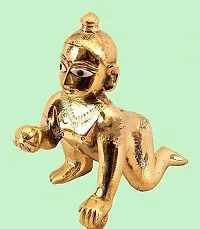 Religious Golden Laddoo Gopal Balgopal Idol-thumb1