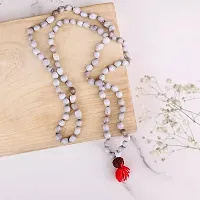 Natural Vaijanti Mala With Rudraksha And Shaligram Mala For Jaap Mala-thumb1