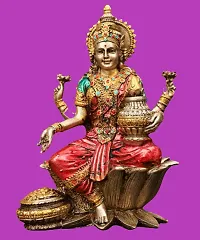 Goddess Laxmi Idol Religious Showpiece-thumb1