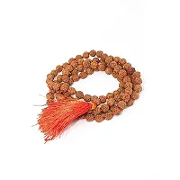 Panch Mukhi Rudraksha Prayer 108 + 1 Beads Japa Mala-thumb1