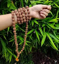 Panch Mukhi Rudraksha Prayer 108 + 1 Beads Japa Mala-thumb2