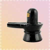 Wish Online Tilak Black Shivling Idol Pooja God Statue for Shivratri Saawan Jalabhishekam, Home Puja-thumb2