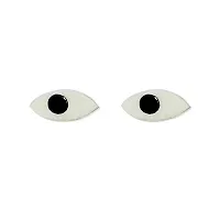 gofii 8 Pair of bhagwan netra(Eyes),chakshu Size no 0 bhagwan/XSmall for Home mandir blutec Gum Free-thumb1