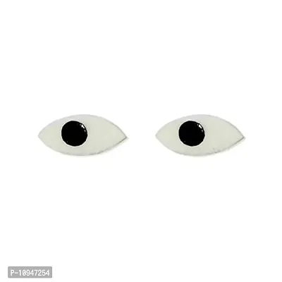 gofii 8 Pair of bhagwan netra(Eyes),chakshu Size no 0 bhagwan/XSmall for Home mandir blutec Gum Free-thumb2