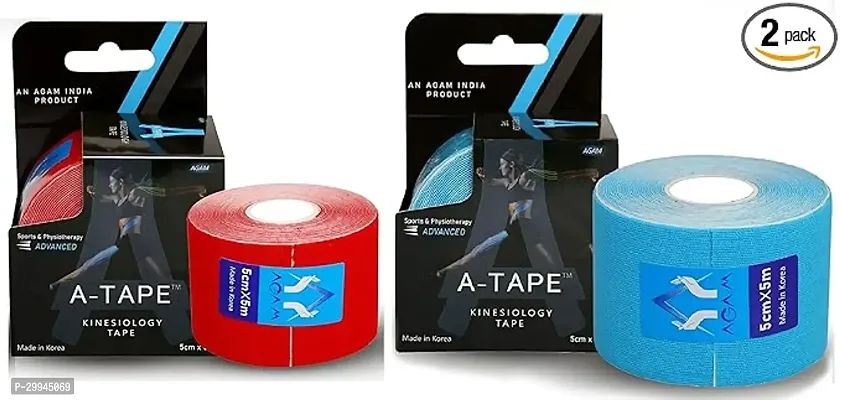 A-Tape Cohesive Self Adhesive Elastic Crepe Bandage (5 Cm X 4.5 Meters), Pack Of 2 For Pets-thumb0