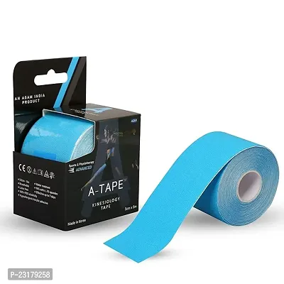 A-Tape Cohesive Crepe Bandage Blue And Red (Pack Of 2) Elastic Self Adhesive (7.5 Cm X 4.5 Mtr)