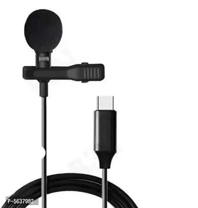 POKRYT Type C Clip on Mic Microphone for Audio and Video Recording Microphone Microphone Microphone