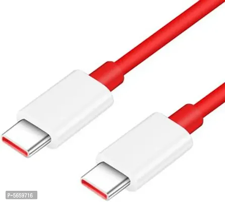 Data  Sync C cable, 1-Plus 8T Charging Cable 6.5A Dash Warp Charge USB C to USB C Cable male, Replacement 1m 65W Fast charger Cord 1.2 m USB Type C Cable-thumb0