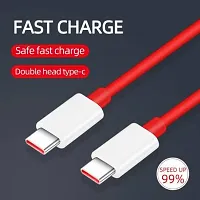 Data  Sync C cable, 1-Plus 8T Charging Cable 6.5A Dash Warp Charge USB C to USB C Cable male, Replacement 1m 65W Fast charger Cord 1.2 m USB Type C Cable-thumb3