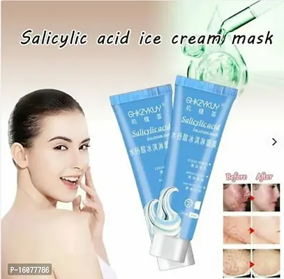 Salicylic Ice Cream Gel Face Mask pack 2 blue