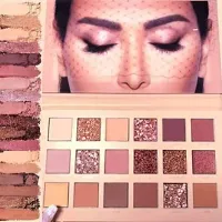 Nude Edition Eyeshadow 18 Color Palette Shades for Eye Makeup Semi-Matte Finish-thumb1