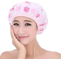 Shower Caps for Woman, (Pack of 3) (Multi Colour  Multi Design)-thumb1