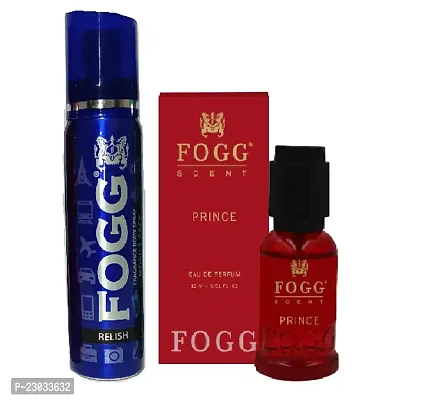 Relish Spray Perfume 25Ml And Prince 15Ml Scent All Day Freshness Small Pack 48Hr Freshness (Pack Of 2-40ml)-thumb0