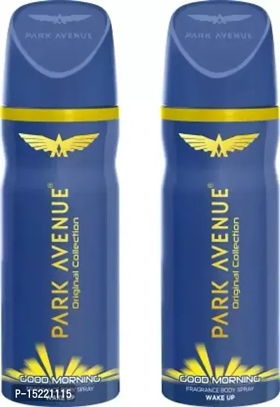 PARK AVENUE Good Morning Deodorant Spray - For Men  (80 ml, Pack of 2)-thumb0