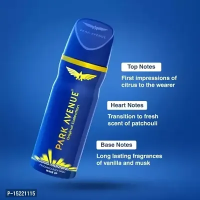 PARK AVENUE Good Morning Deodorant Spray - For Men  (80 ml, Pack of 2)-thumb2