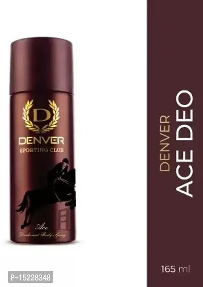 DENVER ACE Body Deo Spray Long Lasting Deodorant Spray - For Men  (165 ml)