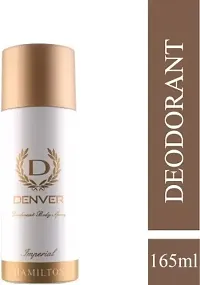 DENVER  HAMILTON 165ml+ IMPERIAL  165ml DEO Deodorant Spray - For Men  Women  (330 ml, Pack of 2)-thumb2