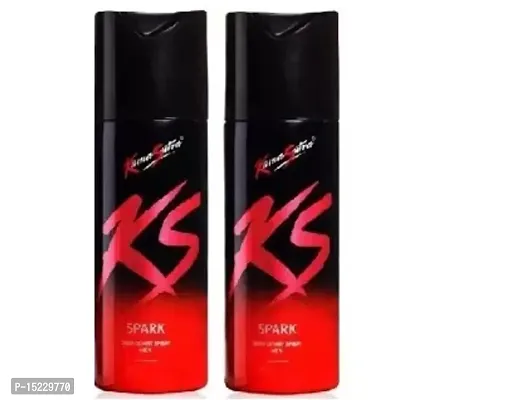 KS Spark Deodorant Spray - For Men (30g/45ml )pack of 2 Deodorant Spray - For Men  (90 ml, Pack of 2)