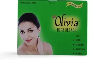 Olivia Herb Bleach For Sensitive Skin With Haldi|Chandan|AloeVera|Nimbu  (270 g)-thumb2