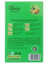 Olivia Herb Bleach For Sensitive Skin With Haldi|Chandan|AloeVera|Nimbu  (270 g)-thumb3