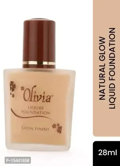 Olivia Long Lasting Radiance Makeup Liquid Foundation 28ml Shade No. 2 Foundation  (Natural Glow, 28 ml)-thumb0