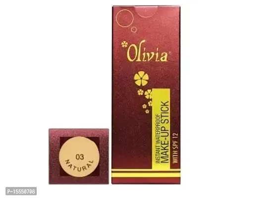 Olivia Water Proof Make Up Stick with SPF 12 (OLIVIA - 03) Concealer  (Natural, 15 g)