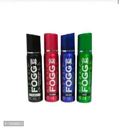 FOGG Body Spray Mobile Pack Pocket Deo Deodorant Spray - For Men  Women  (25 ml, Pack of 4)-thumb0