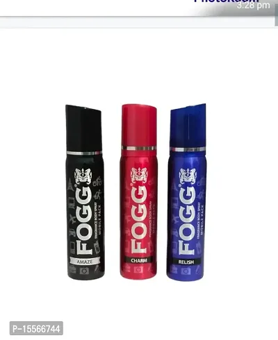 FOGG AMAZE, CHARM, RELISH MOBILE PACK (3x25ML) Pocket Perfume - For Men  Women  (25 ml, Pack of 3)