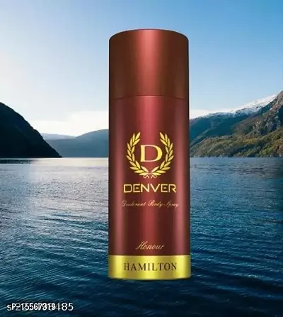 DENVER Hamilton 165ml, Caliber 50ml and Honour 50ml Combo Deodorant Spray - For Men  (265ml, Pack of 3)-thumb4