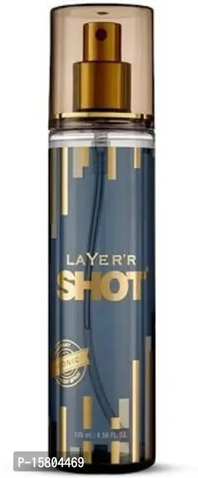 LAYER'R SHOT GOLD ICONIC 135ml Body Spray - For Men  (135 ml)-thumb0