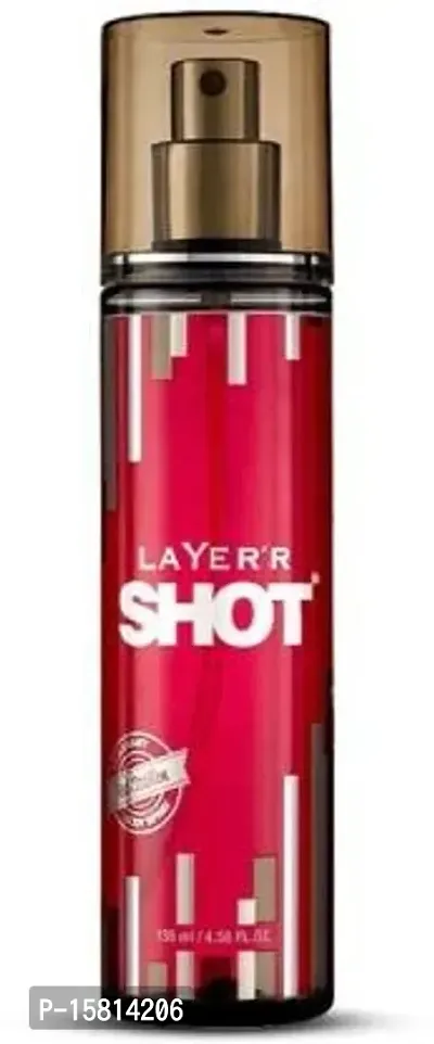 Unisex LAYER'R SHOT RED STALLION 135ml  Body Spray