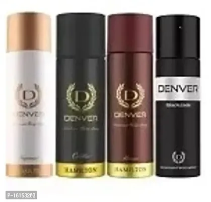 Denver Caliber Imperial Honour Code Doedrant Body Spray For Men 200 Ml Pack Of 4 Mens Perfumes Deodrants