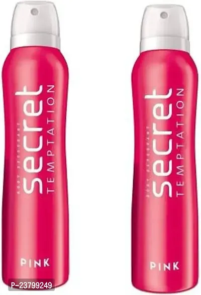 secret temptation Pink Body Spray - For Women all day freshness perfume