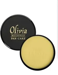 Olivia 100% Waterproof Pan Cake Concealer 25g Shade No. 21 Concealer  (Golden Yellow, 25 g)-thumb1