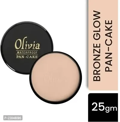 Olivia 100% Waterproof Pan Cake Concealer 25g Shade No. 22 Concealer  (Bronze Glow, 25 g)