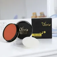 Olivia 100% Waterproof Pan Cake Tender Orange Makeup Concealer 25g, Shade No.30 Concealer-thumb2